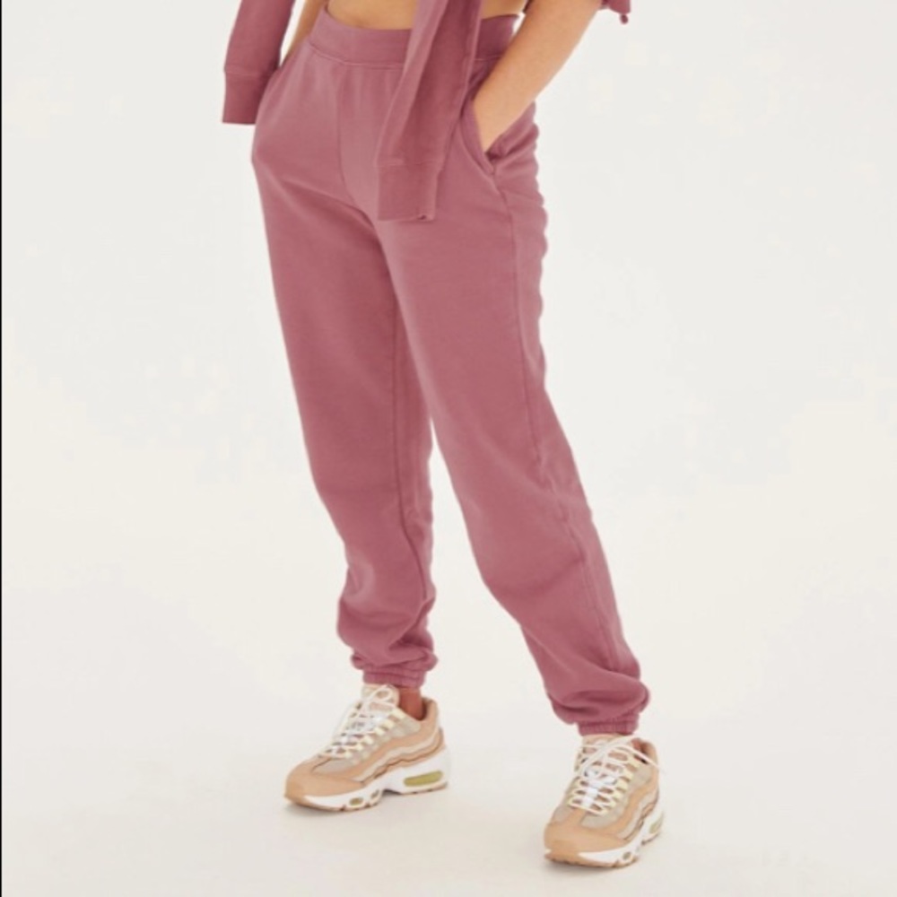 Girlfriend Collective Mauve Classic Jogger NWT M